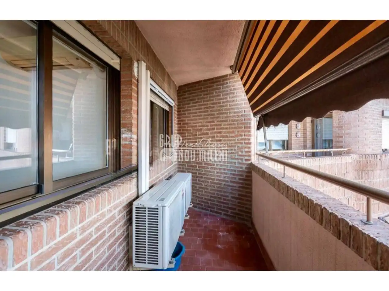 Terraza de Piso de alquiler en Valencia con Aire acondicionado, Parquet y Balcón