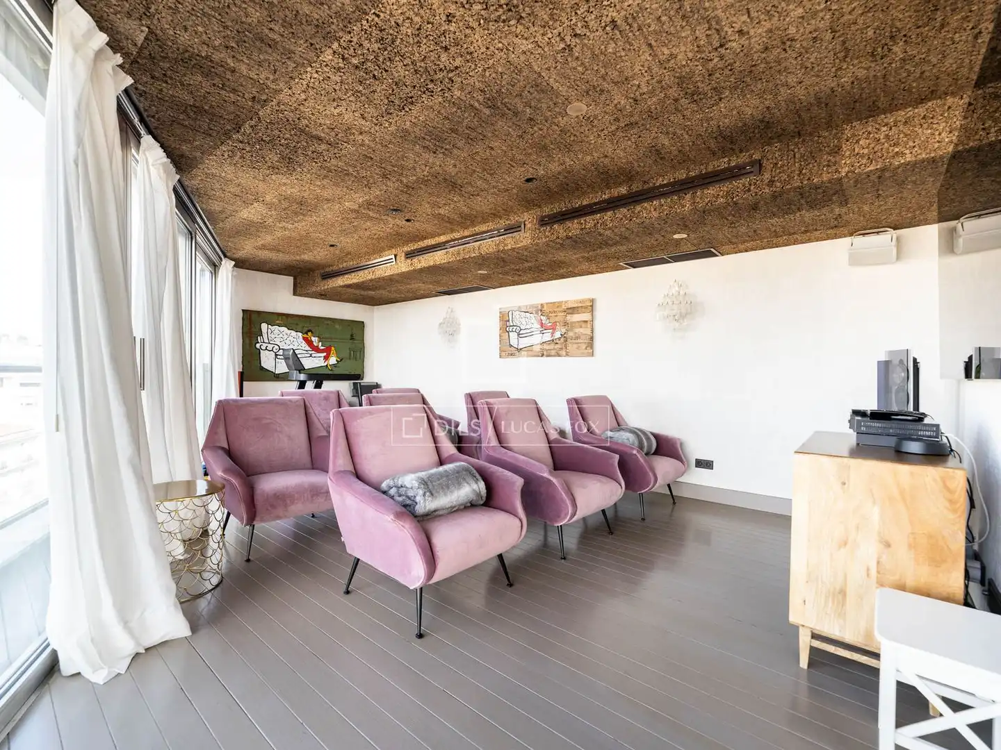 Sala d'estar de Àtic en venda en Madrid amb Aire condicionat, Calefacció i Parquet