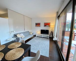 Living room of Flat to rent in  Barcelona Capital  with Air Conditioner, Heating and Balcony