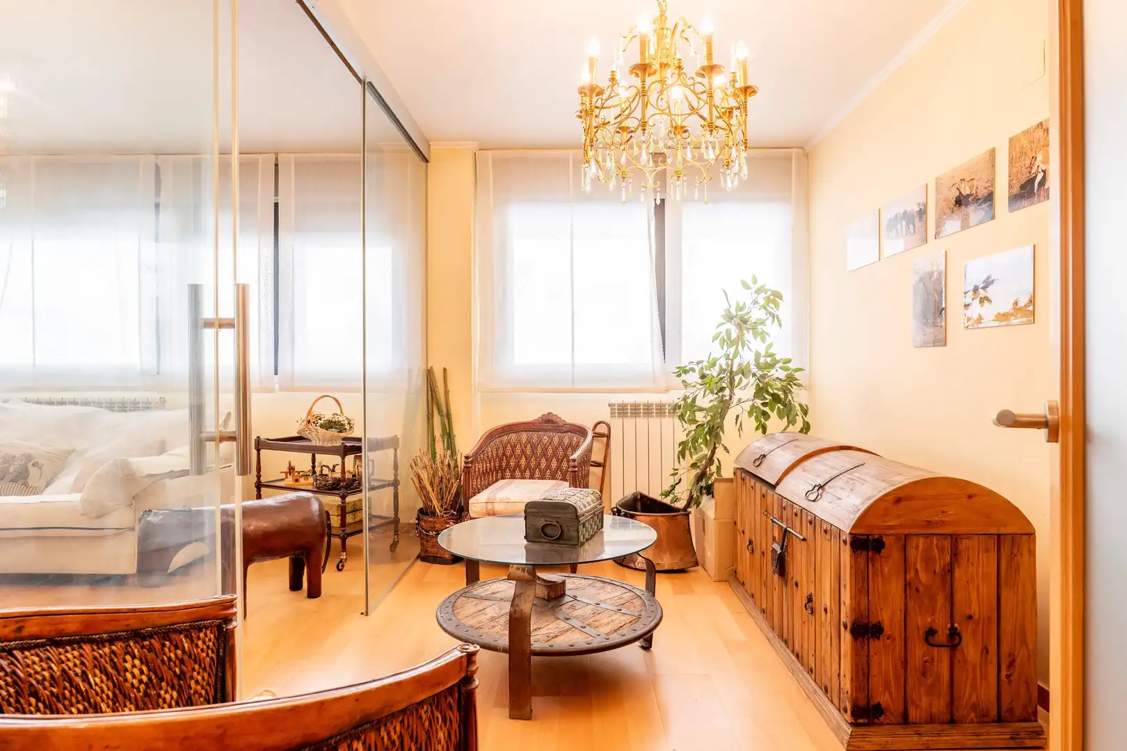 Sala de estar de Dúplex en venta en Zaragoza con Aire acondicionado, Calefacción y Terraza