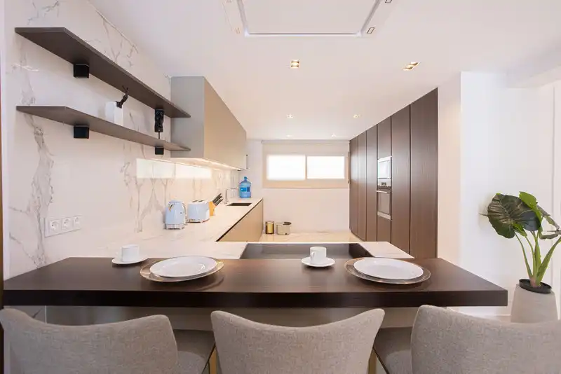 Kitchen of Detached homes for rent in Marbella  with Air Conditioner, Terrace and Storage room