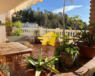 Terrace of House or chalet to rent in Málaga Capital  with Air Conditioner, Private garden and Swimming Pool