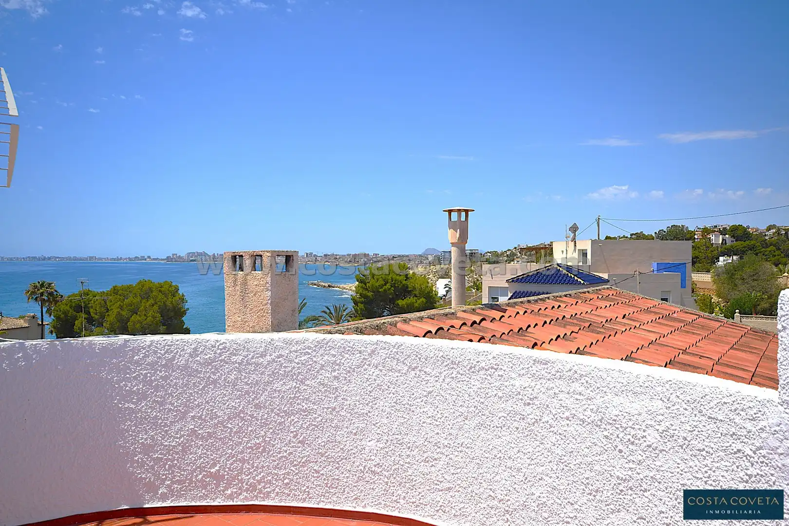 Exterior view of Houses for sale in El Campello  with Air Conditioner, Private garden and Terrace
