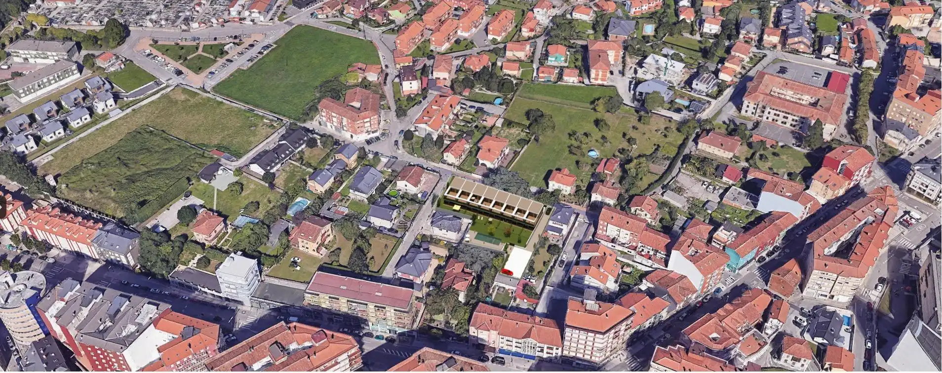 Vista exterior de Casa adosada en venta en Torrelavega  con Jardín privado, Terraza y Trastero