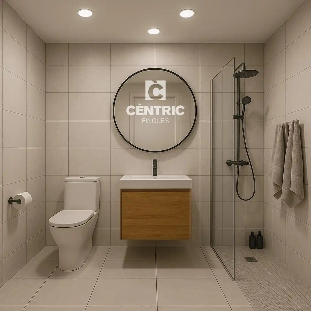 Badezimmer von Wohnung zum Verkauf in Terrassa