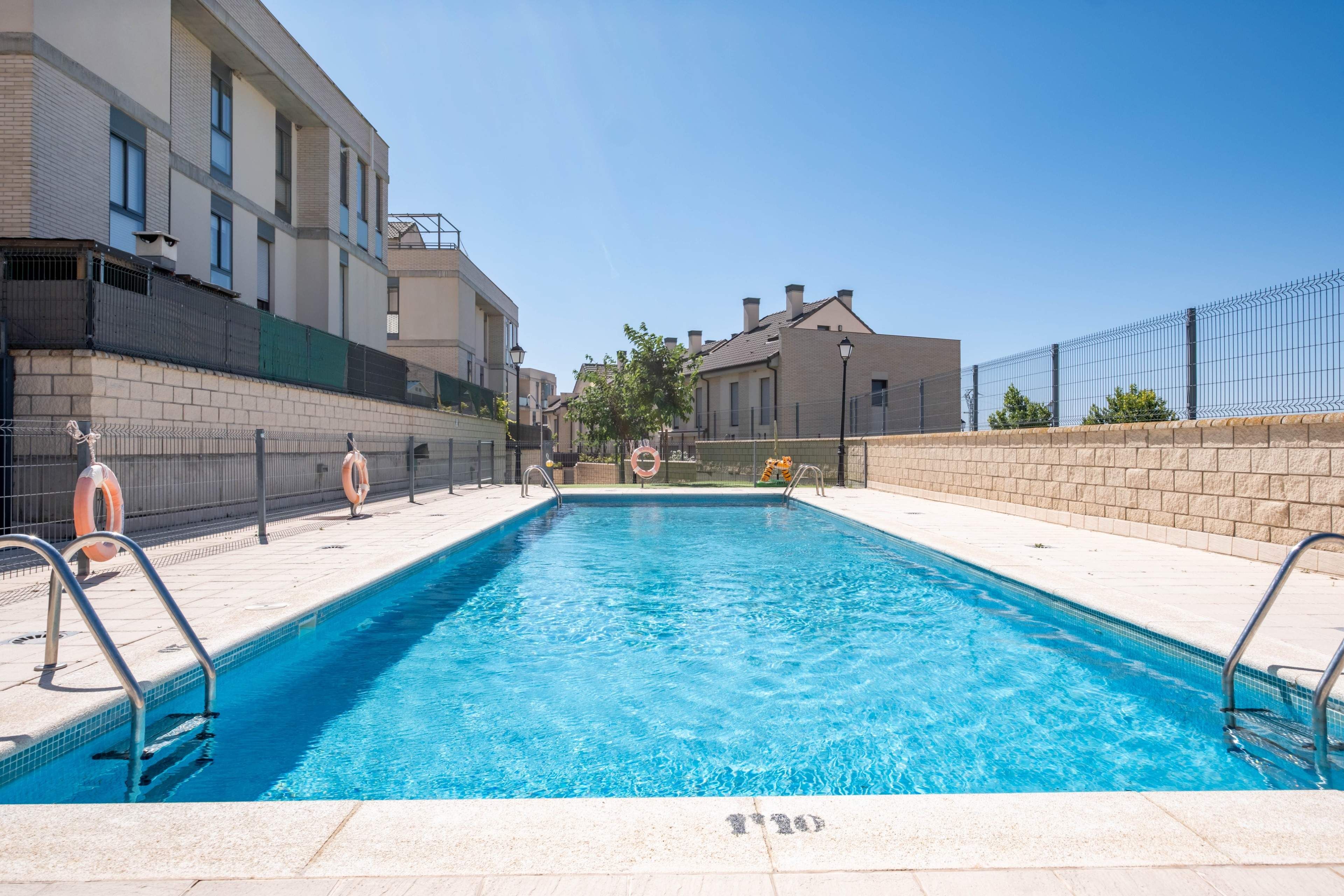 Swimming pool of Flat for sale in La Muela  with Heating, Parquet flooring and Terrace