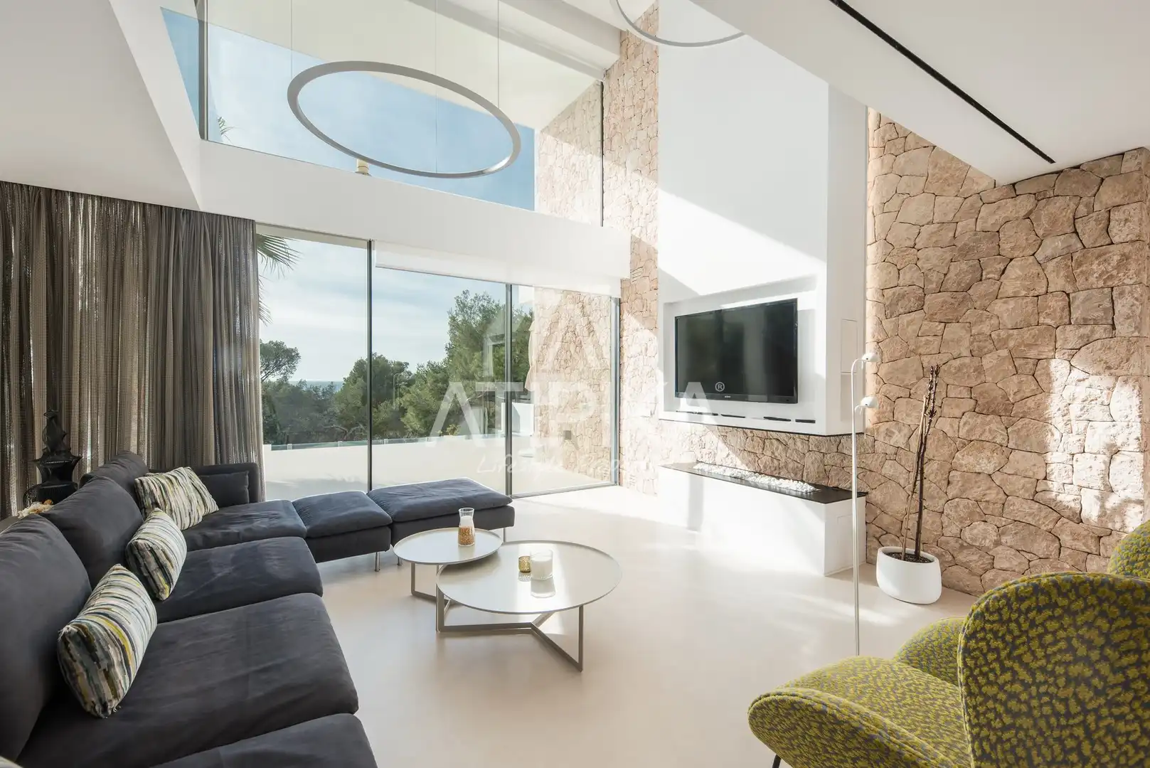 Sala d'estar de Casa o xalet en venda en Castelldefels amb Aire condicionat, Calefacció i Terrassa