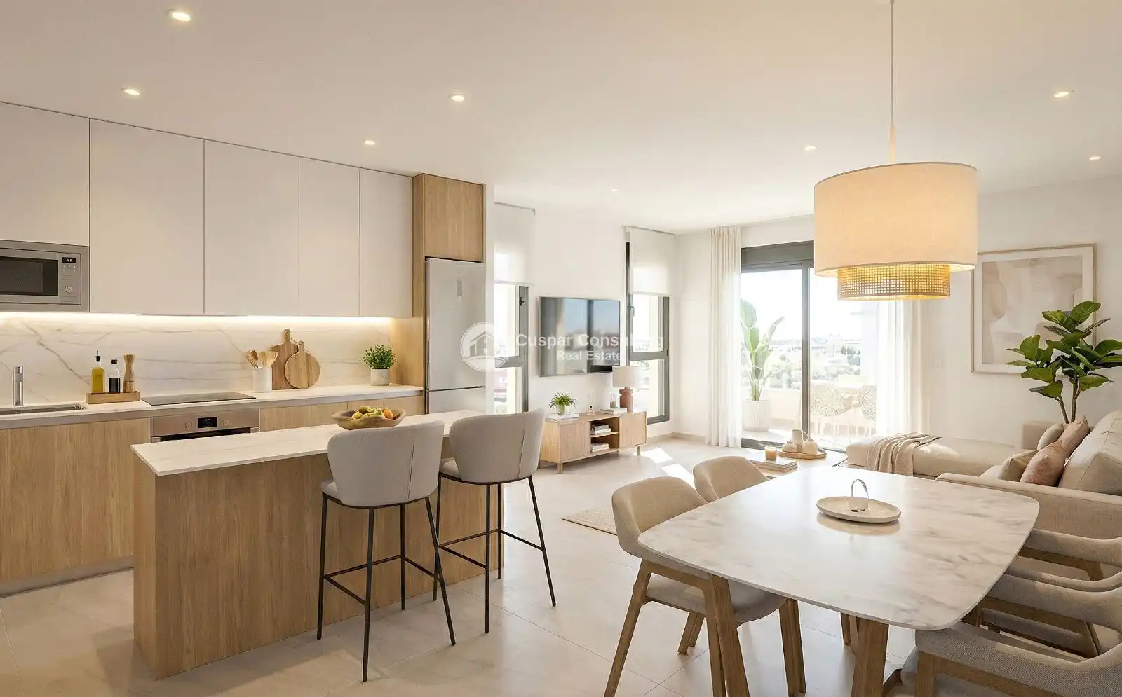 Cuina de Apartament en venda en Benijófar amb Calefacció, Terrassa i Piscina
