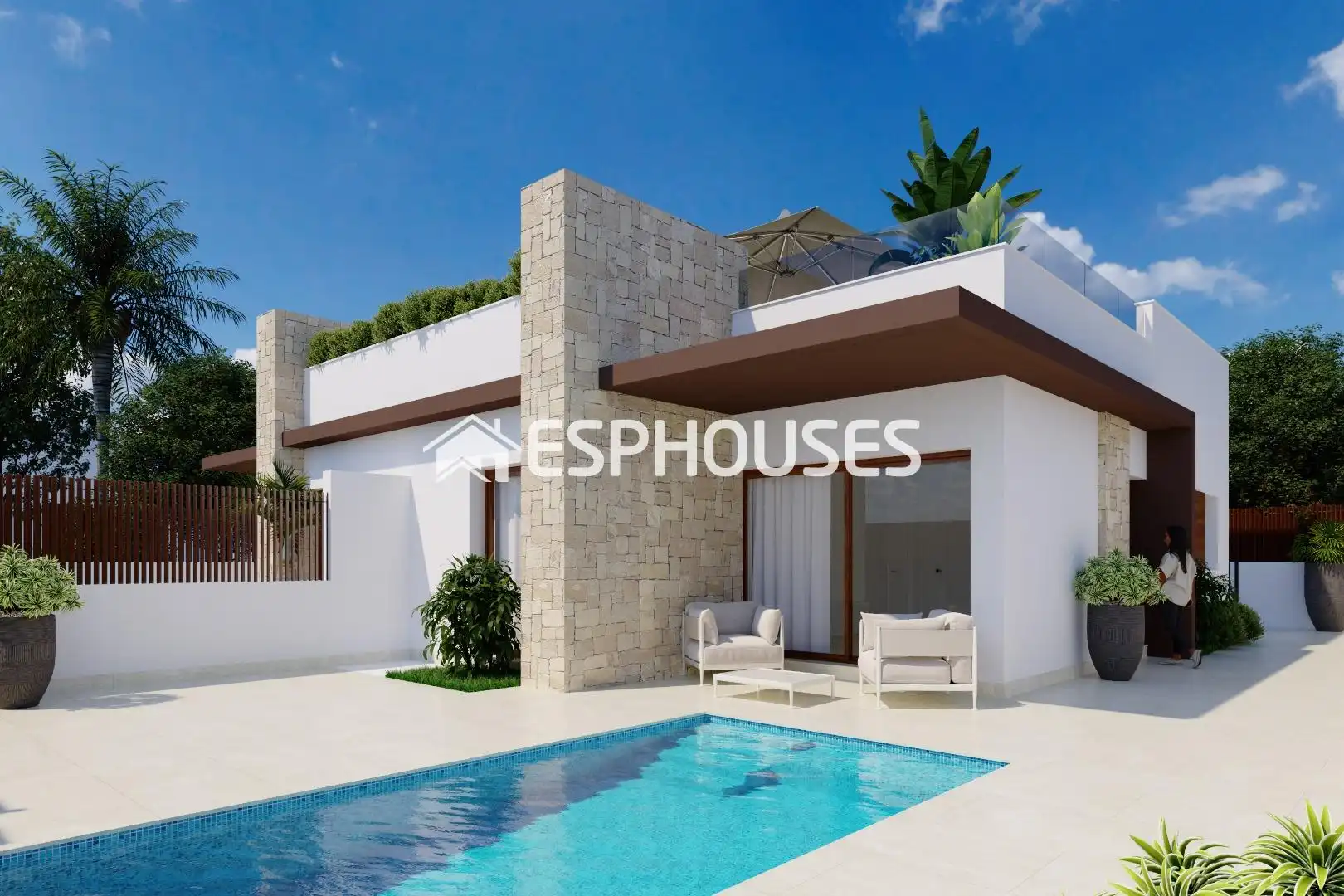 Semi-detached house with terrace for sale in Desamparados - Hurchillo - Torremendo