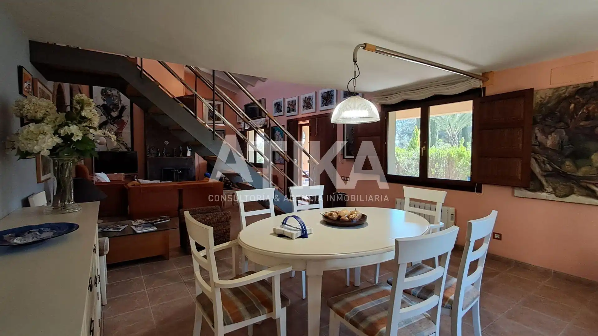 Dining room of Houses for rent in Ontinyent  with Heating, Private garden and Furnished