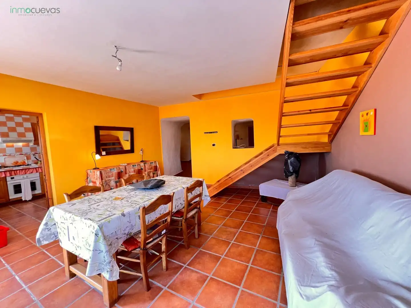 Sala d'estar de Finca rústica en venda en Cuevas del Almanzora amb Terrassa, Traster i Moblat