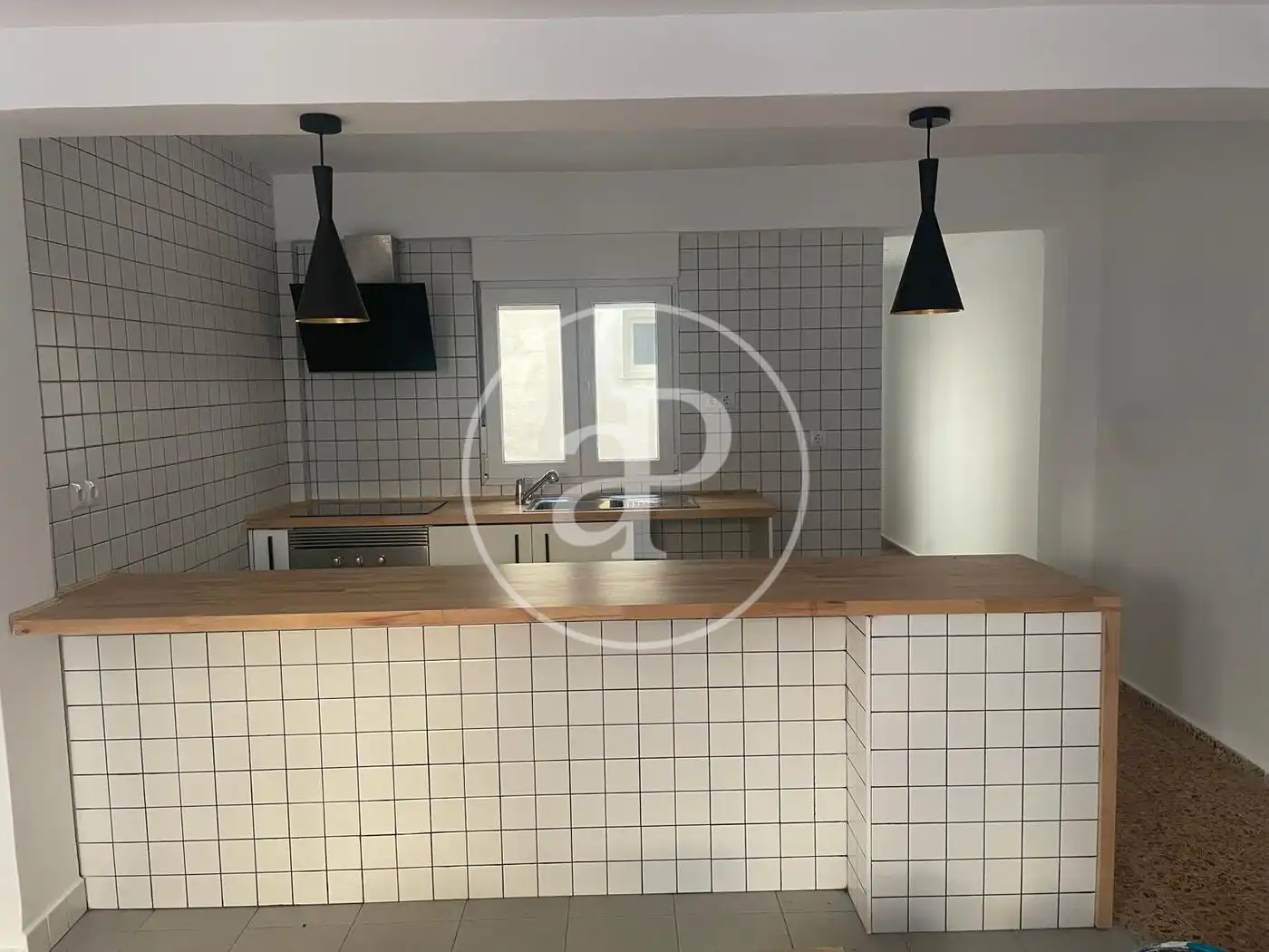Cuina de Pis de lloguer en Sagunto / Sagunt amb Aire condicionat, Calefacció i Moblat