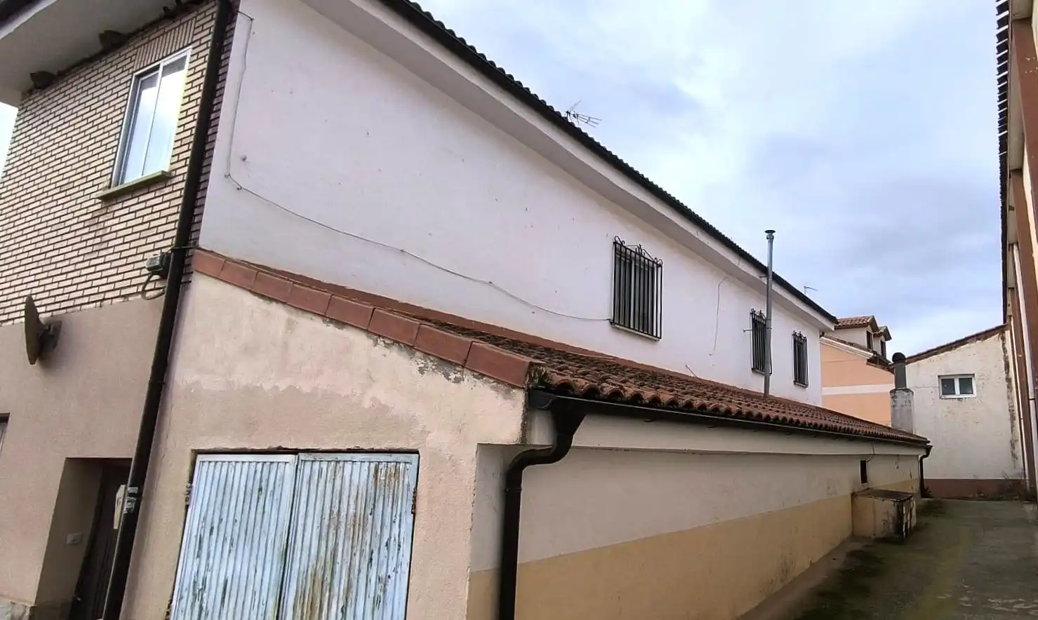 Vista exterior de Casa o chalet en venta en Ausejo con Calefacción, Jardín privado y Terraza