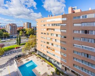 Exterior view of Flat for sale in  Madrid Capital  with Terrace