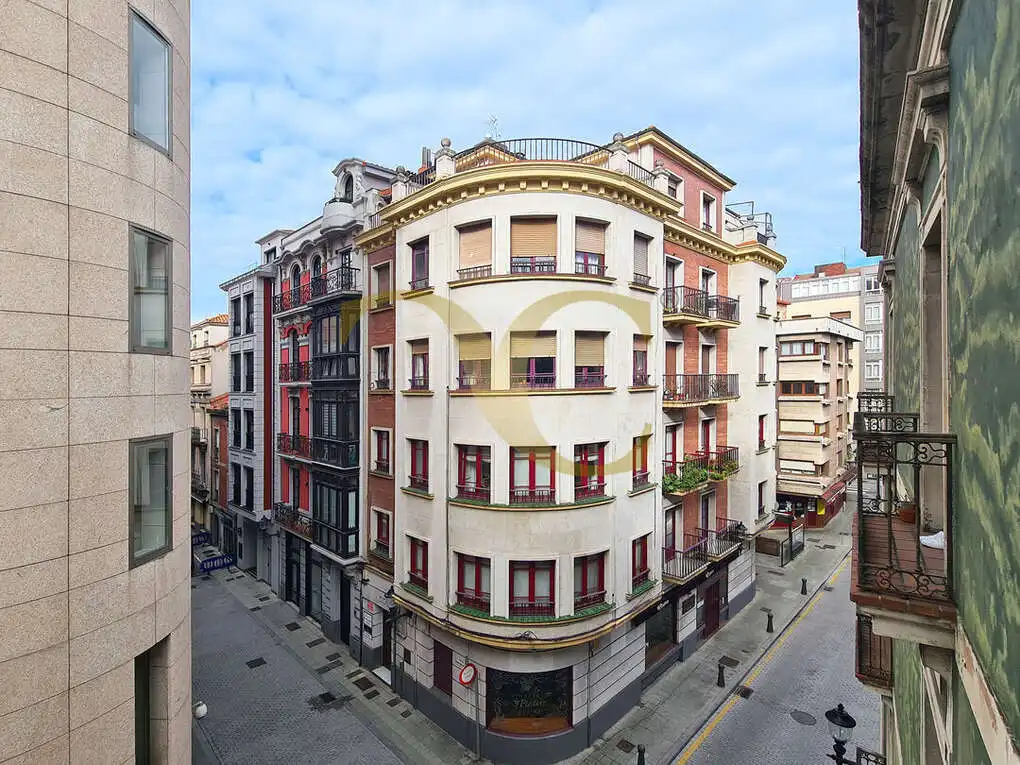 Exterior view of Flat for sale in Gijón   with Heating