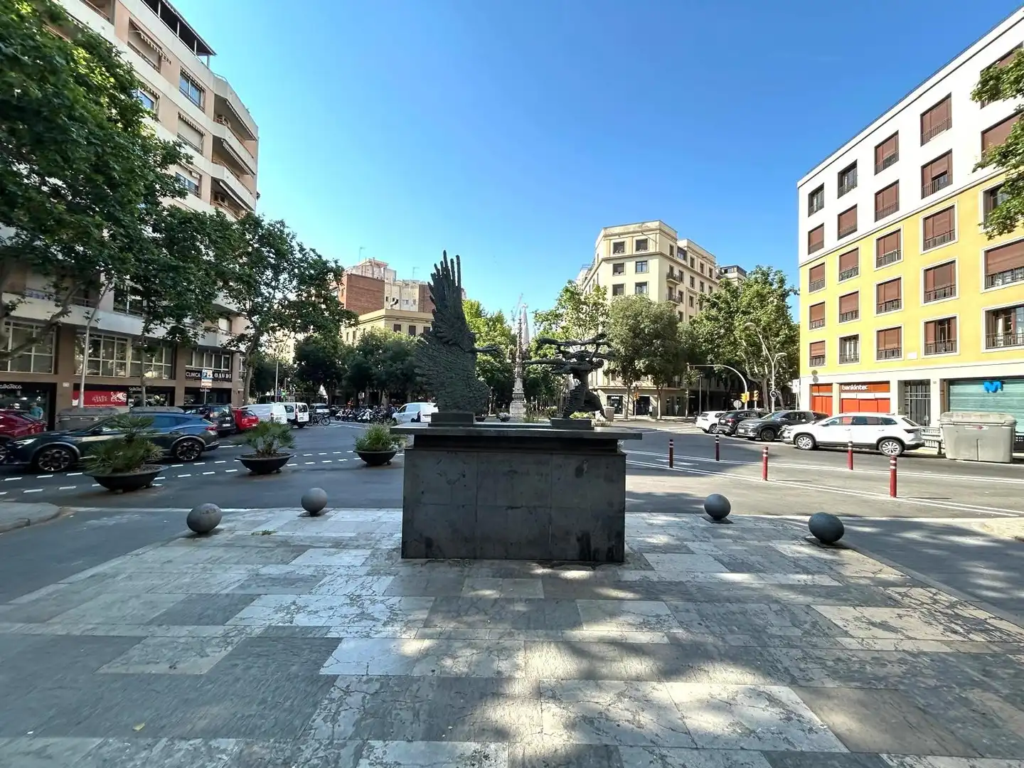 Vista exterior de Piso en venta en Barcelona con Aire acondicionado, Calefacción y Parquet