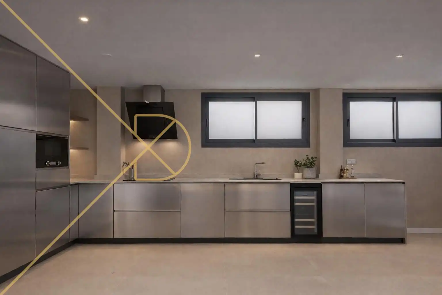 Kitchen of Houses for sale in Barcelona  with Parquet flooring