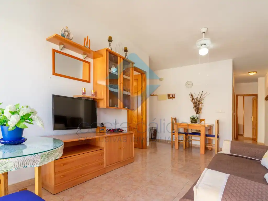 Living room of Flat for sale in Mazarrón  with Furnished, Oven and Washing machine