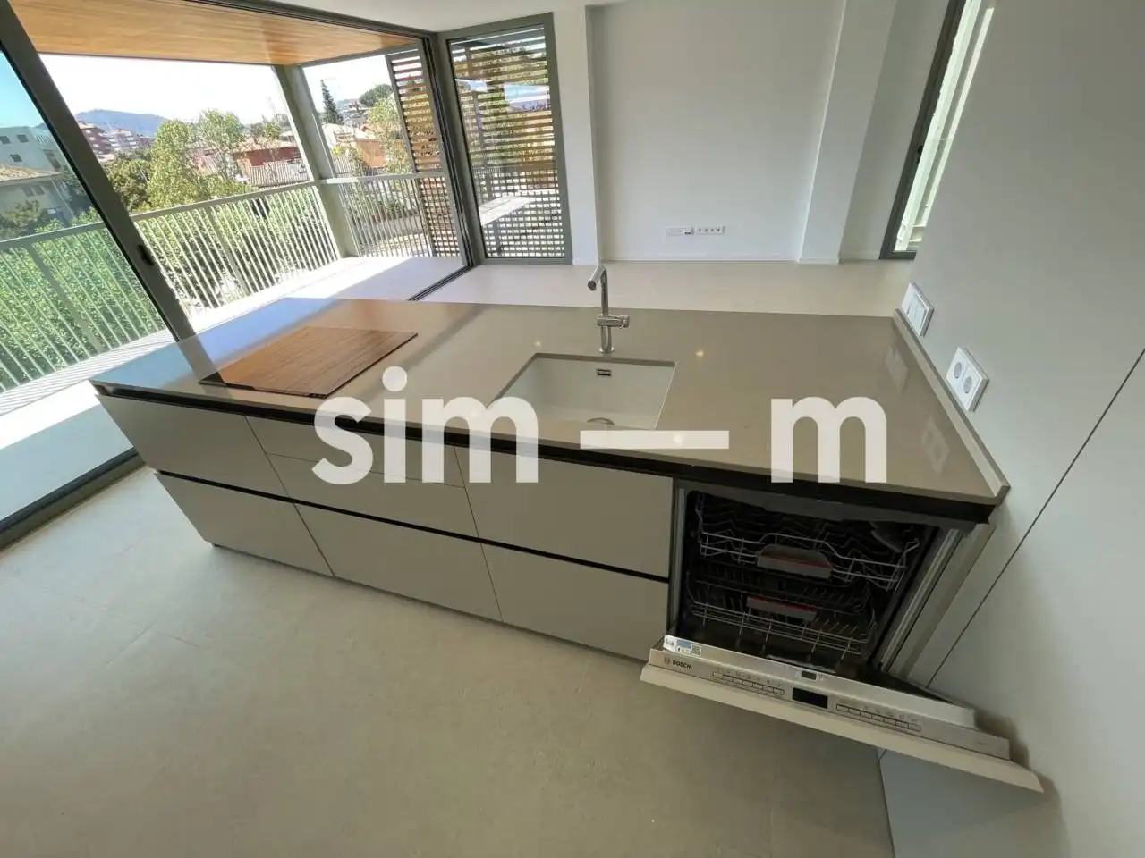 Küche von Wohnung zur Miete in Vic mit Klimaanlage, Heizung und Terrasse