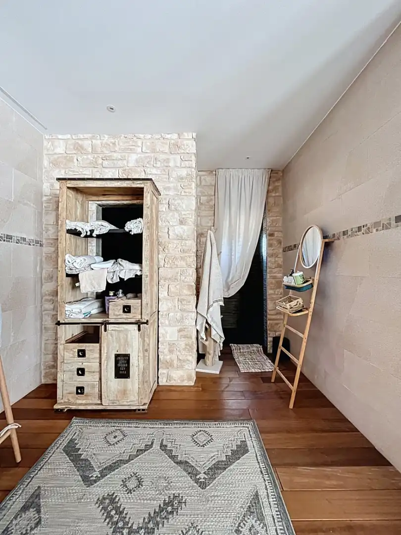 Baño de Casa o chalet en venta en Benimantell con Aire acondicionado, Jardín privado y Terraza