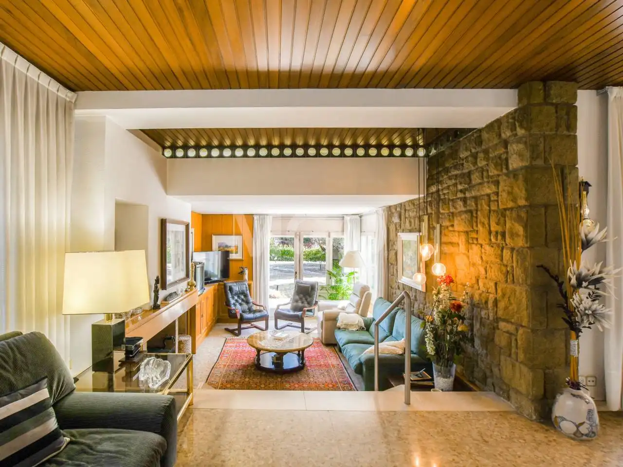 Sala de estar de Casa o chalet en venta en Manlleu con Aire acondicionado, Jardín privado y Terraza