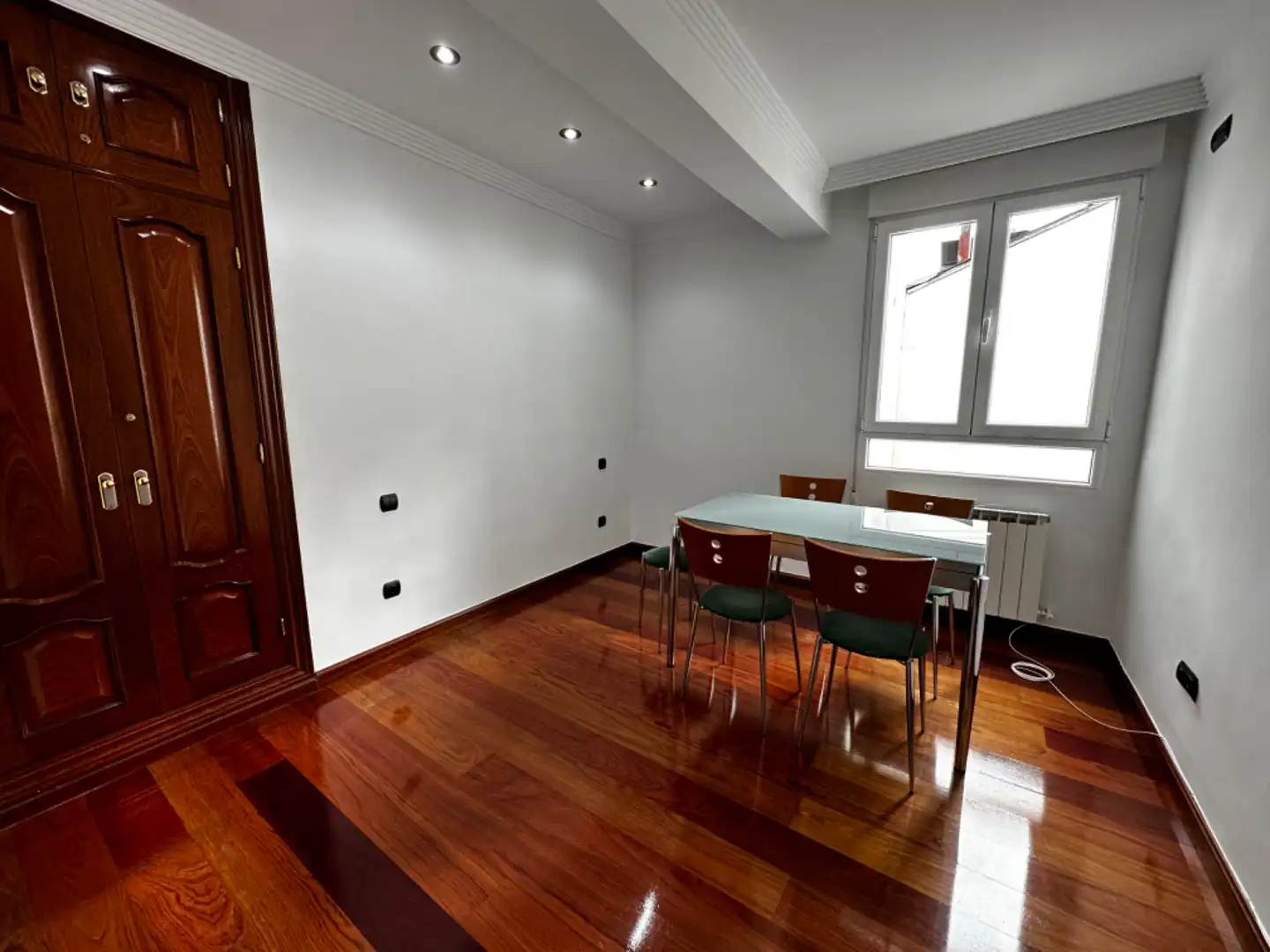 Esszimmer von Wohnung zum Verkauf in Valladolid mit Heizung, Parkett und Terrasse
