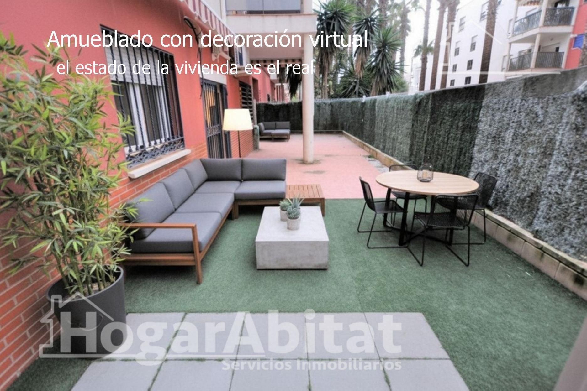 Terraza de Piso en venta en Riba-roja de Túria con Parquet, Terraza y Piscina comunitaria