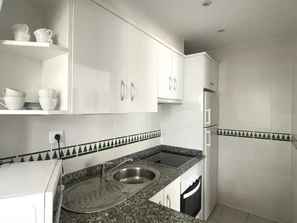 Cocina de Apartamento en venta en Vera con Aire acondicionado, Terraza y Amueblado