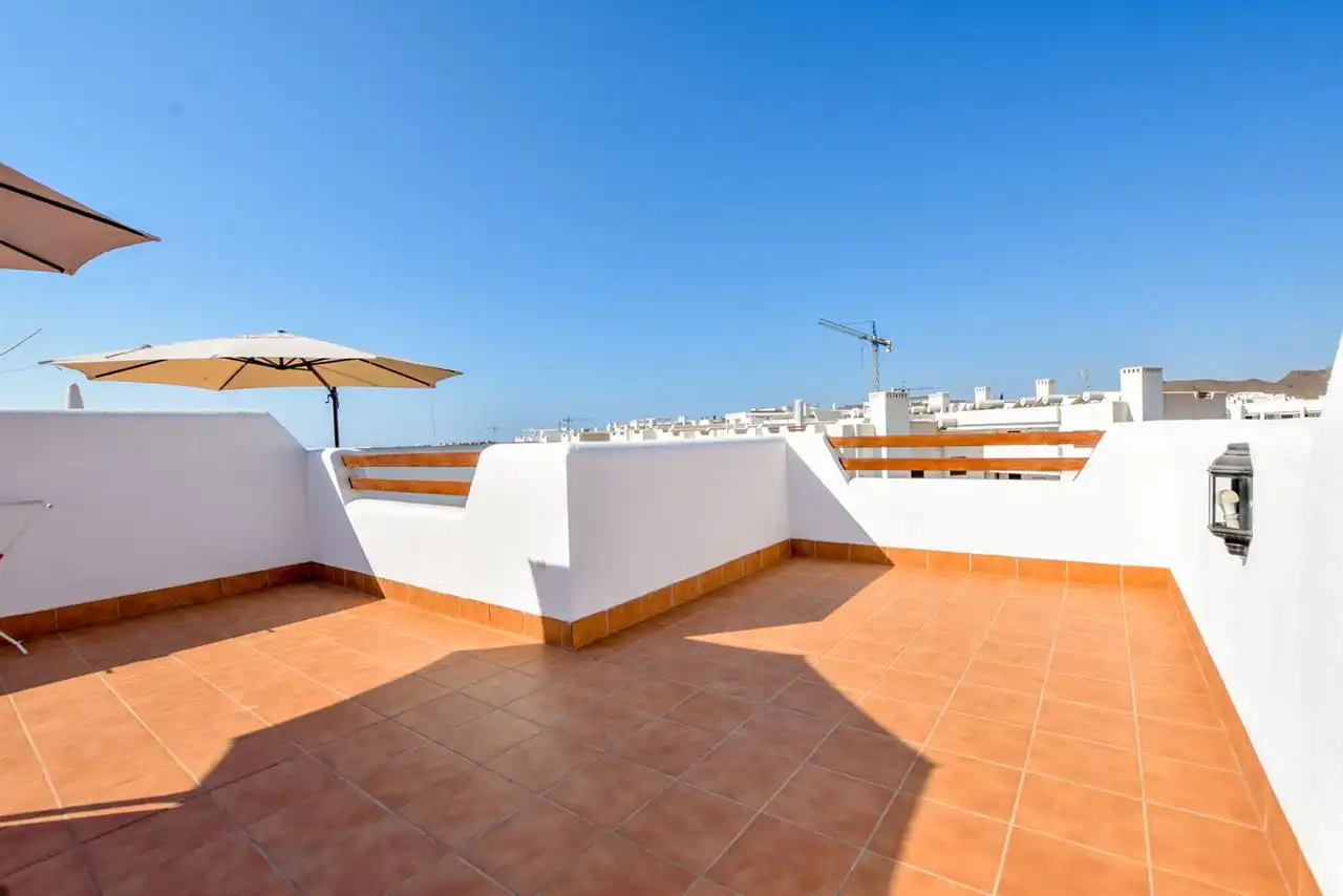 Terrasse von Dachboden zum Verkauf in Pulpí mit Klimaanlage, Terrasse und Abstellraum