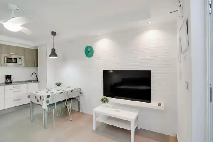 Sala de estar de Planta baja en venta en San Bartolomé de Tirajana con Terraza, Amueblado y Lavadora