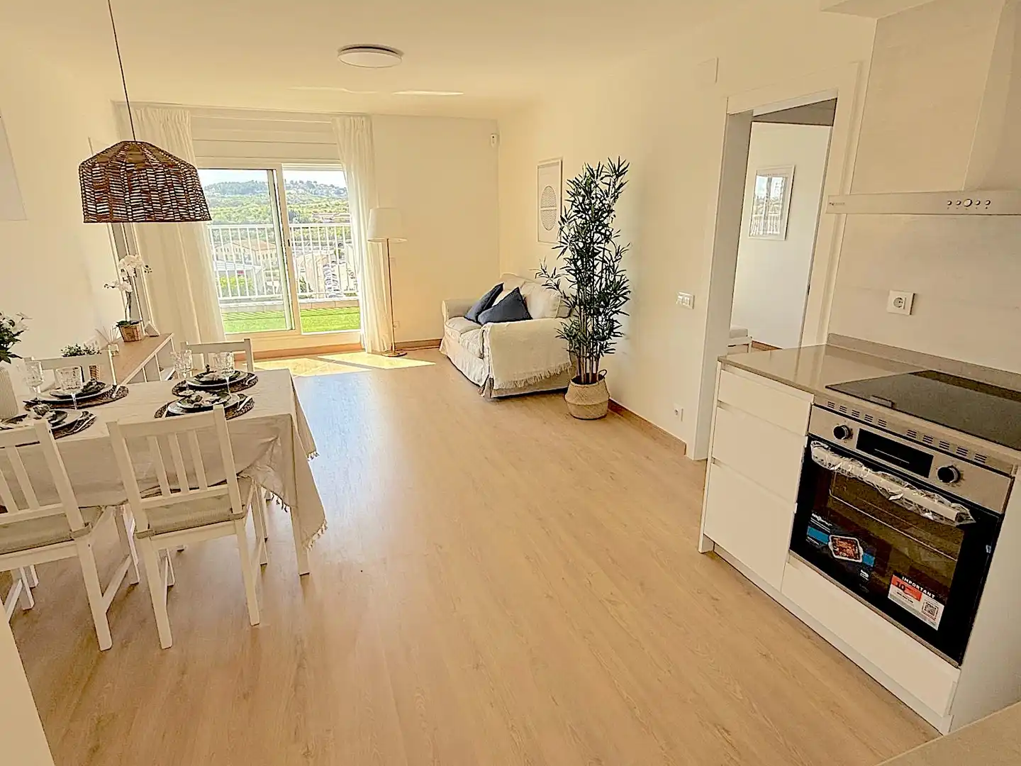Sala de estar de Piso en venta en Rubí con Calefacción, Parquet y Terraza