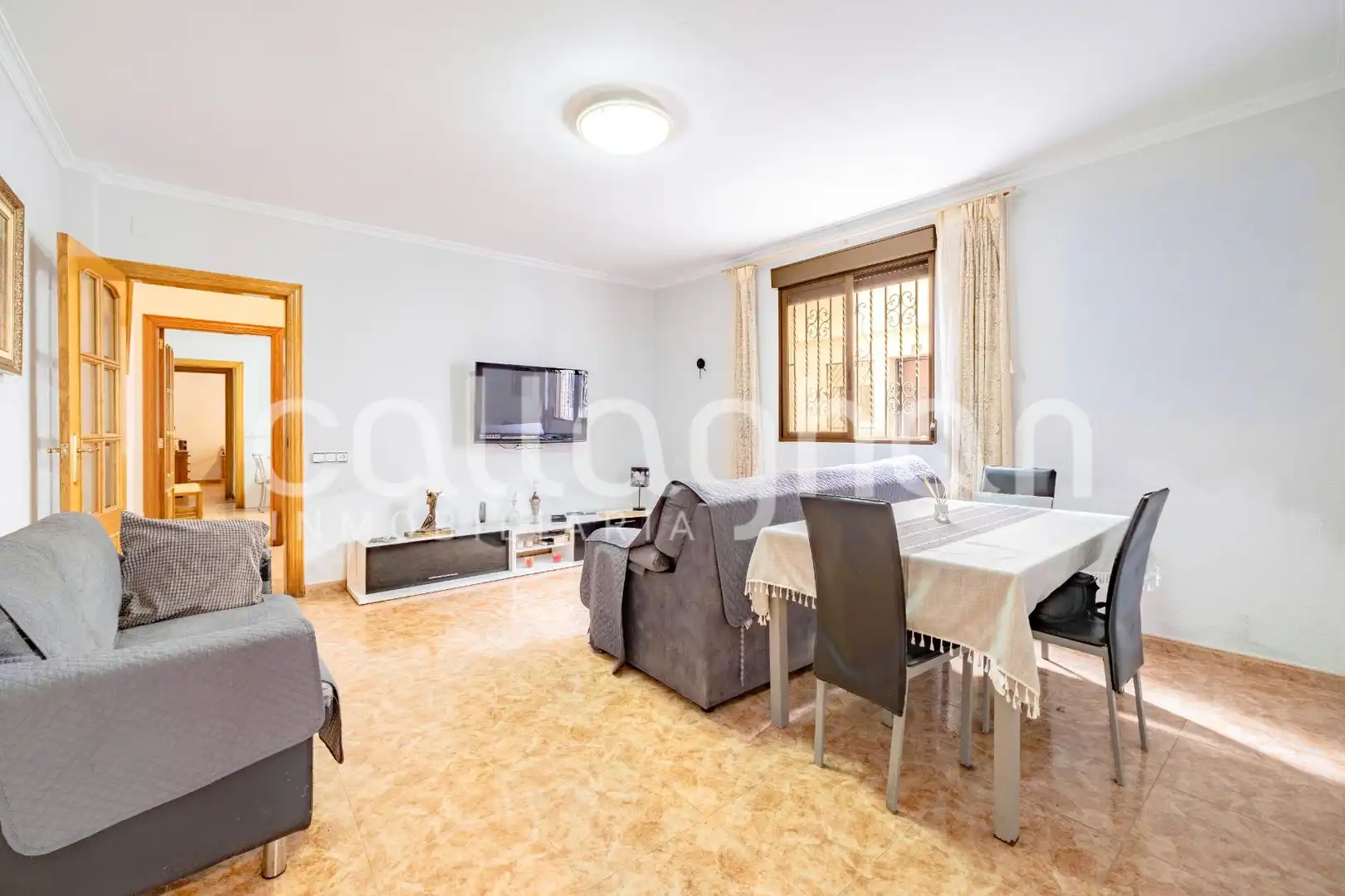 Sala d'estar de Casa o xalet en venda en Museros amb Aire condicionat, Calefacció i Terrassa