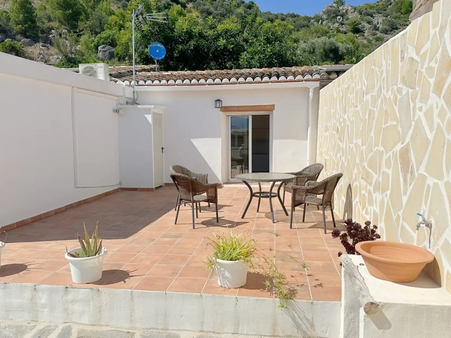 Terrassa de Finca rústica en venda en El Ràfol d'Almúnia amb Aire condicionat, Calefacció i Terrassa