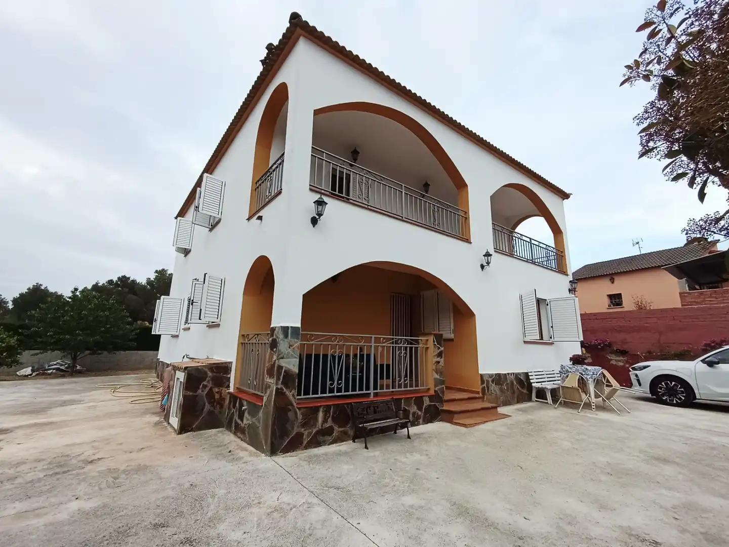 Vista exterior de Casa o xalet en venda en Cabrera d'Anoia amb Jardí privat, Terrassa i Traster