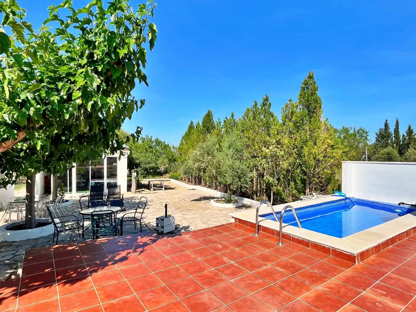 Terraza de Casa o chalet en venta en La Sénia con Piscina