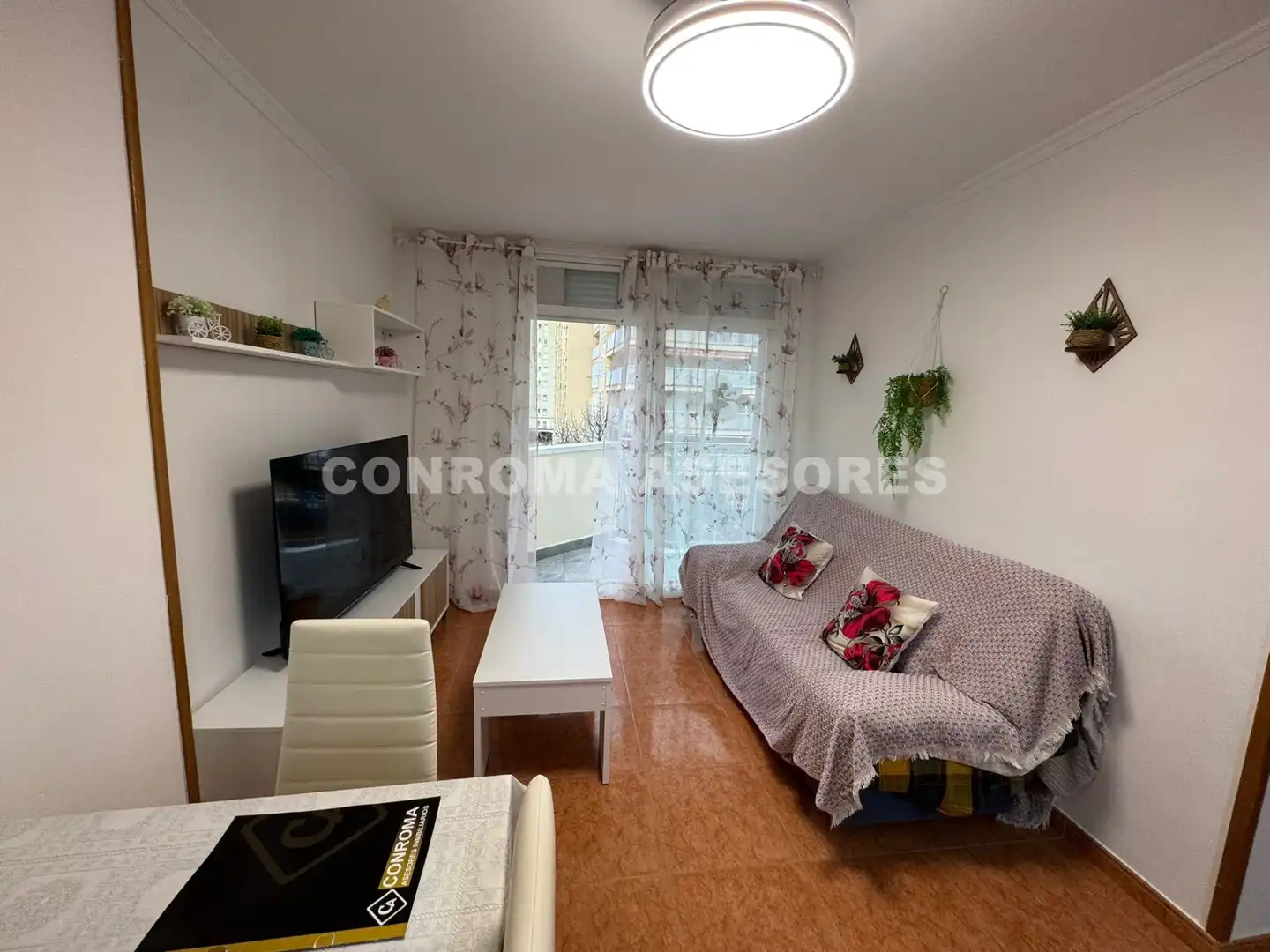 Wohnzimmer von Wohnung zum Verkauf in Malgrat de Mar mit Heizung und Balkon