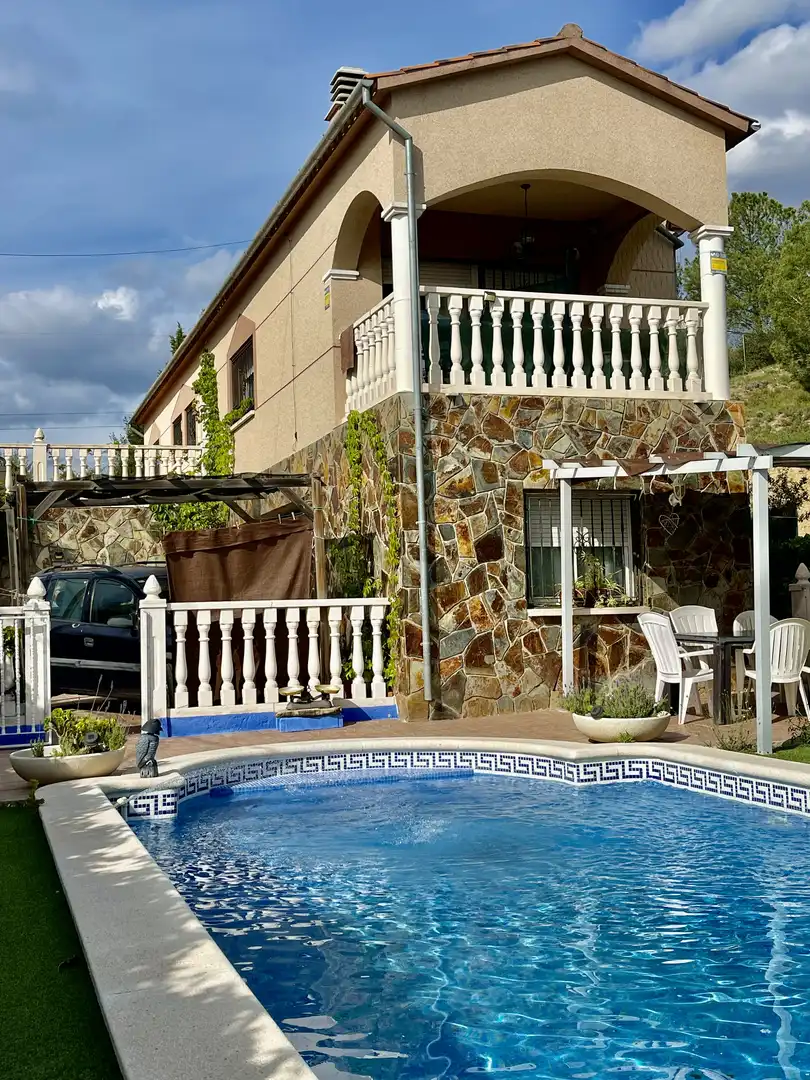 Swimming pool of Houses for sale in Sant Esteve Sesrovires  with Heating, Private garden and Terrace