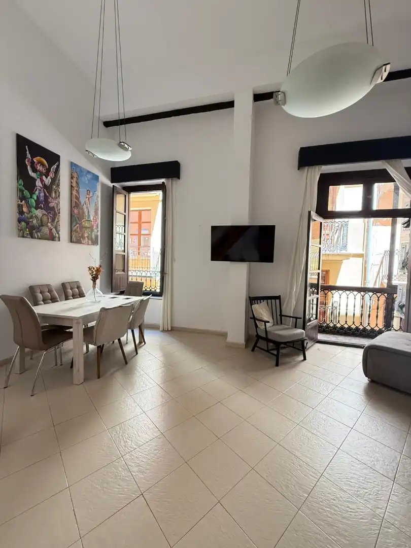 Sala de estar de Piso en venta en Valencia con Aire acondicionado, Terraza y Amueblado