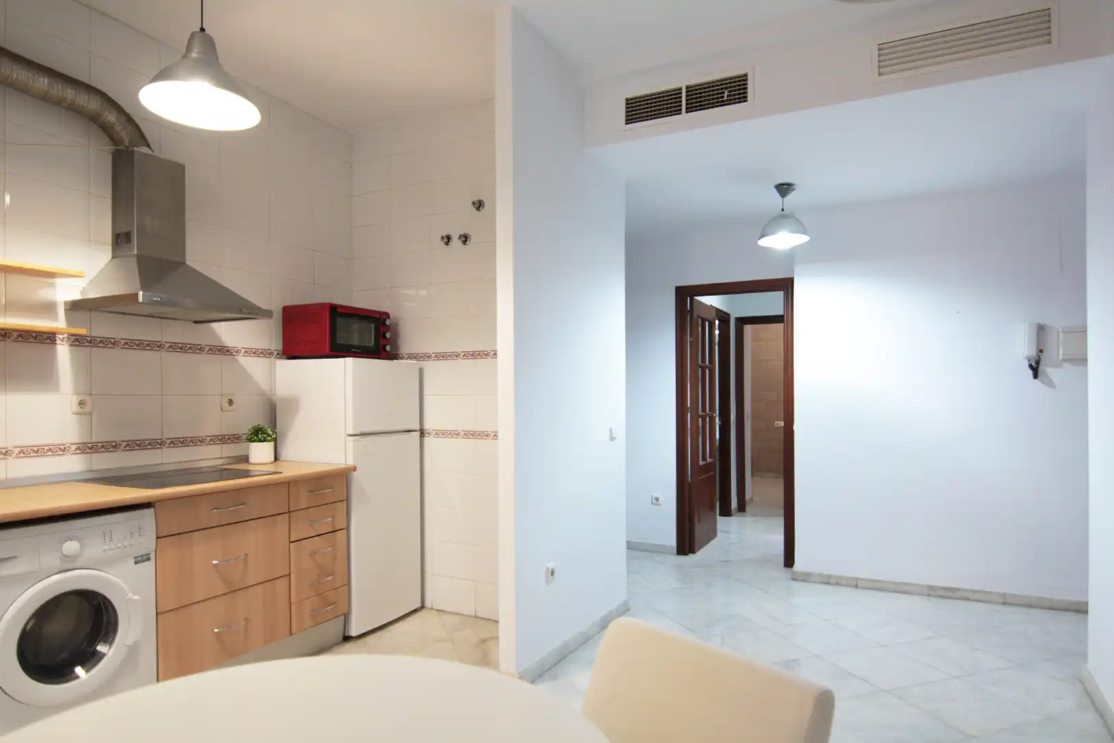 Kitchen of Flat for sale in Sevilla  with Air Conditioner, Heating and Furnished