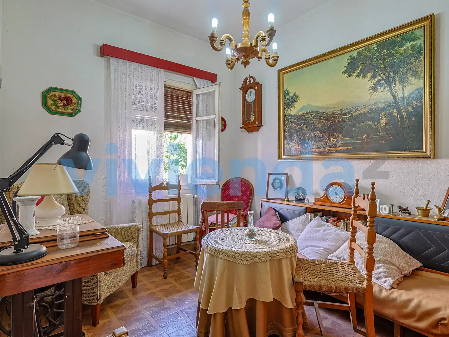 Living room of Flat for sale in Madrid  with Heating, Terrace and Storage room