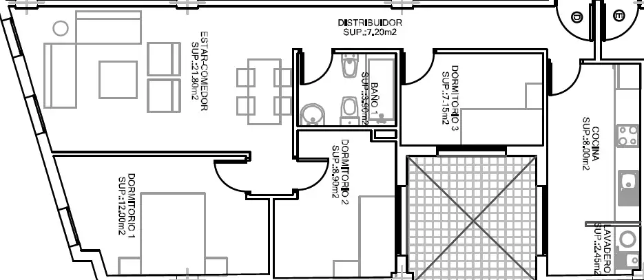 Piso en venta en Fuente Álamo de Murcia con Trastero