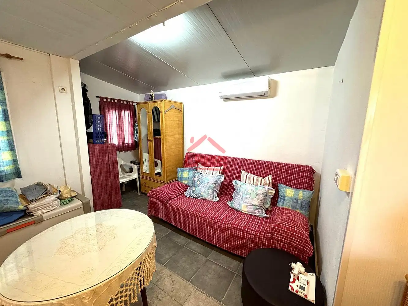 Sala d'estar de Finca rústica en venda en Algarrobo amb Aire condicionat i Calefacció