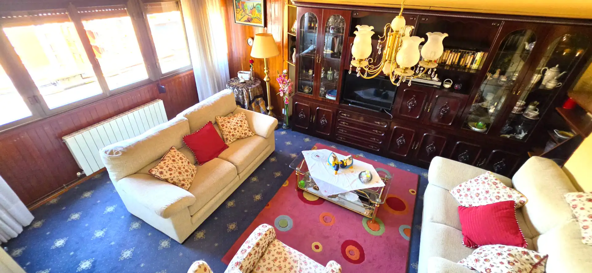 Sala de estar de Dúplex en venta en Bilbao  con Calefacción, Amueblado y Horno