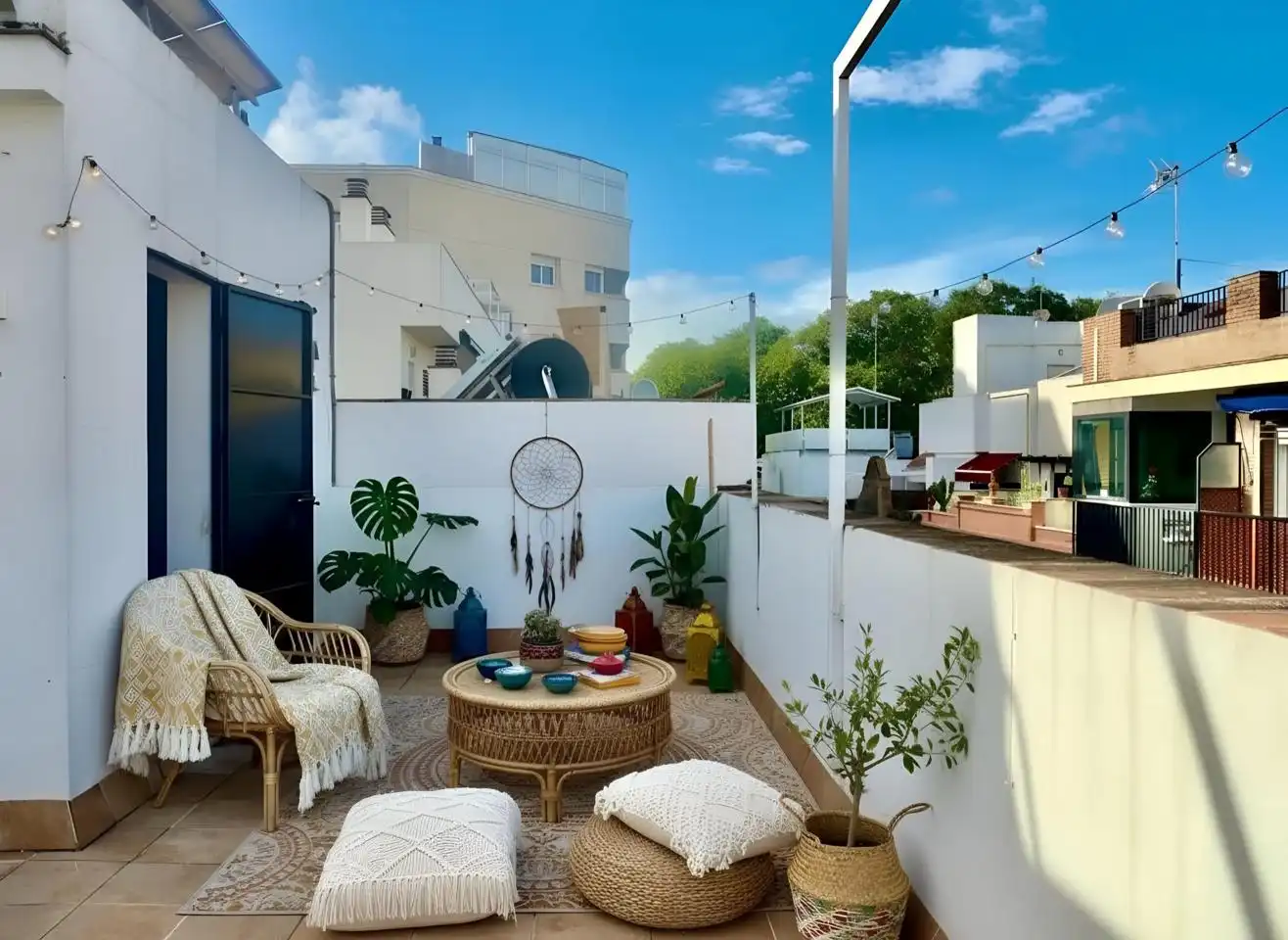 Terraza de Casa adosada en venta en Sevilla con Aire acondicionado, Calefacción y Parquet