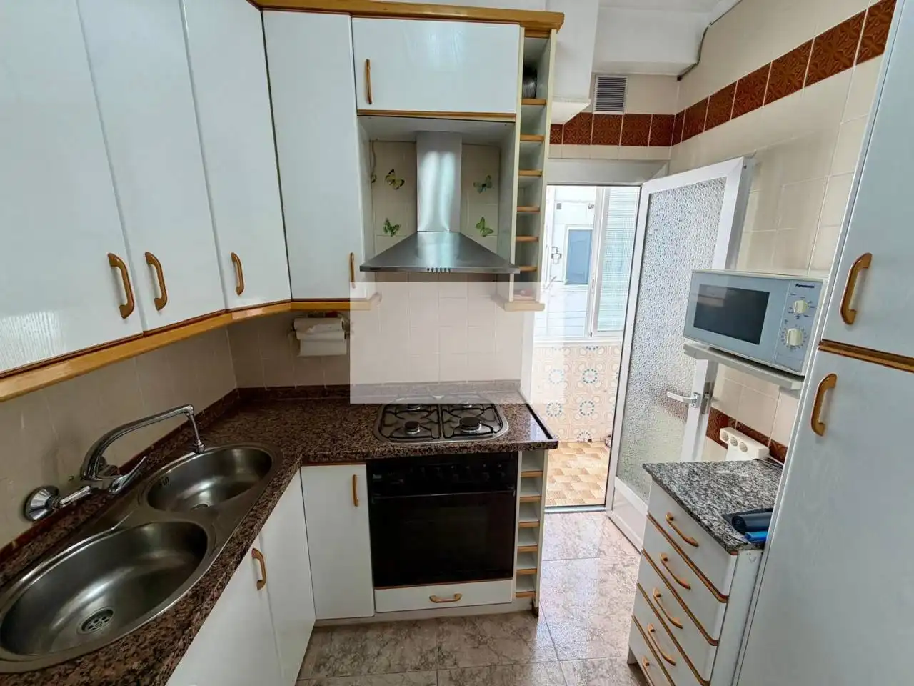 Kitchen of Flat for sale in Sabadell  with Air Conditioner, Heating and Balcony