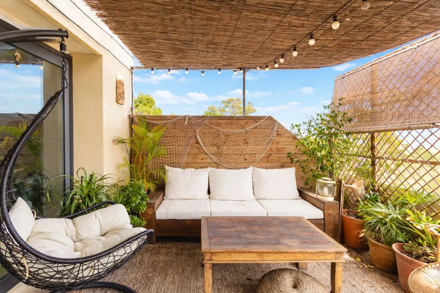 Terrassa de Casa adosada en venda en Alicante / Alacant amb Aire condicionat, Jardí privat i Terrassa
