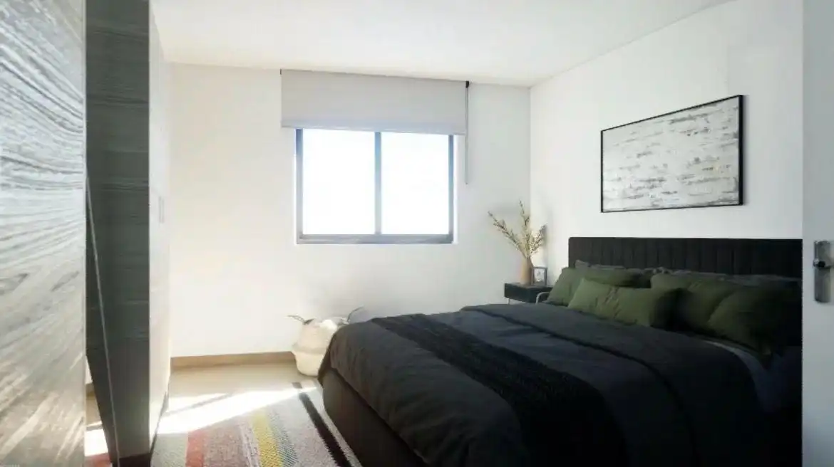 Schlafzimmer von Erdgeschoss zum Verkauf in Mataró mit Klimaanlage und Heizung