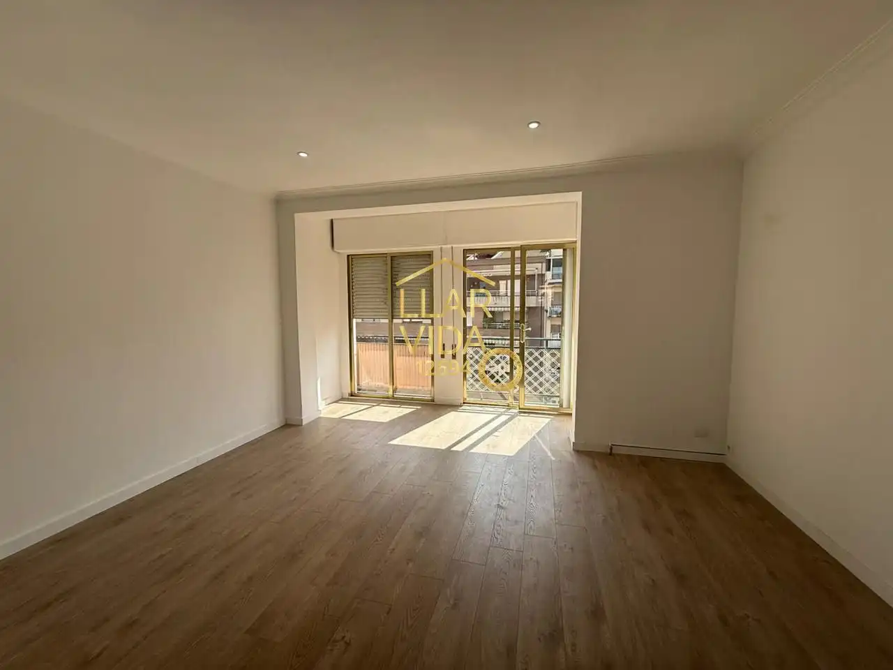 Wohnzimmer von Wohnung zum Verkauf in Lleida mit Heizung, Parkett und Balkon