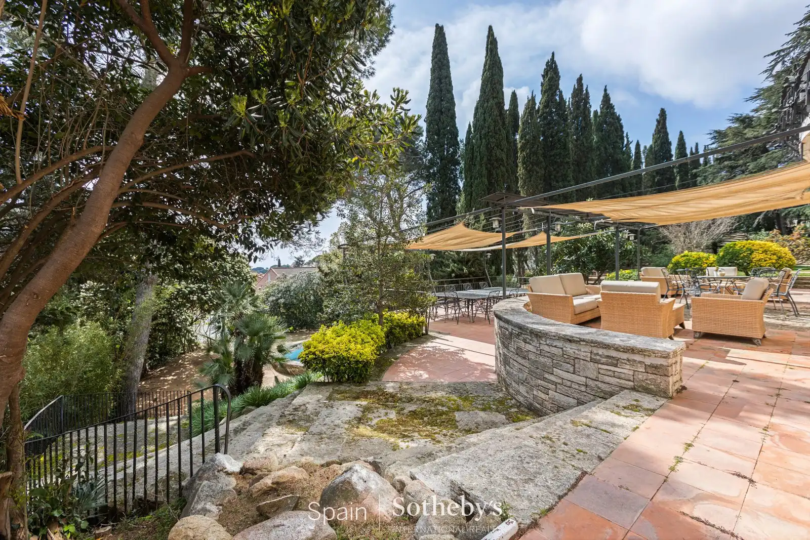 Terrassa de Finca rústica en venda en Sant Andreu de Llavaneres amb Calefacció, Jardí privat i Terrassa