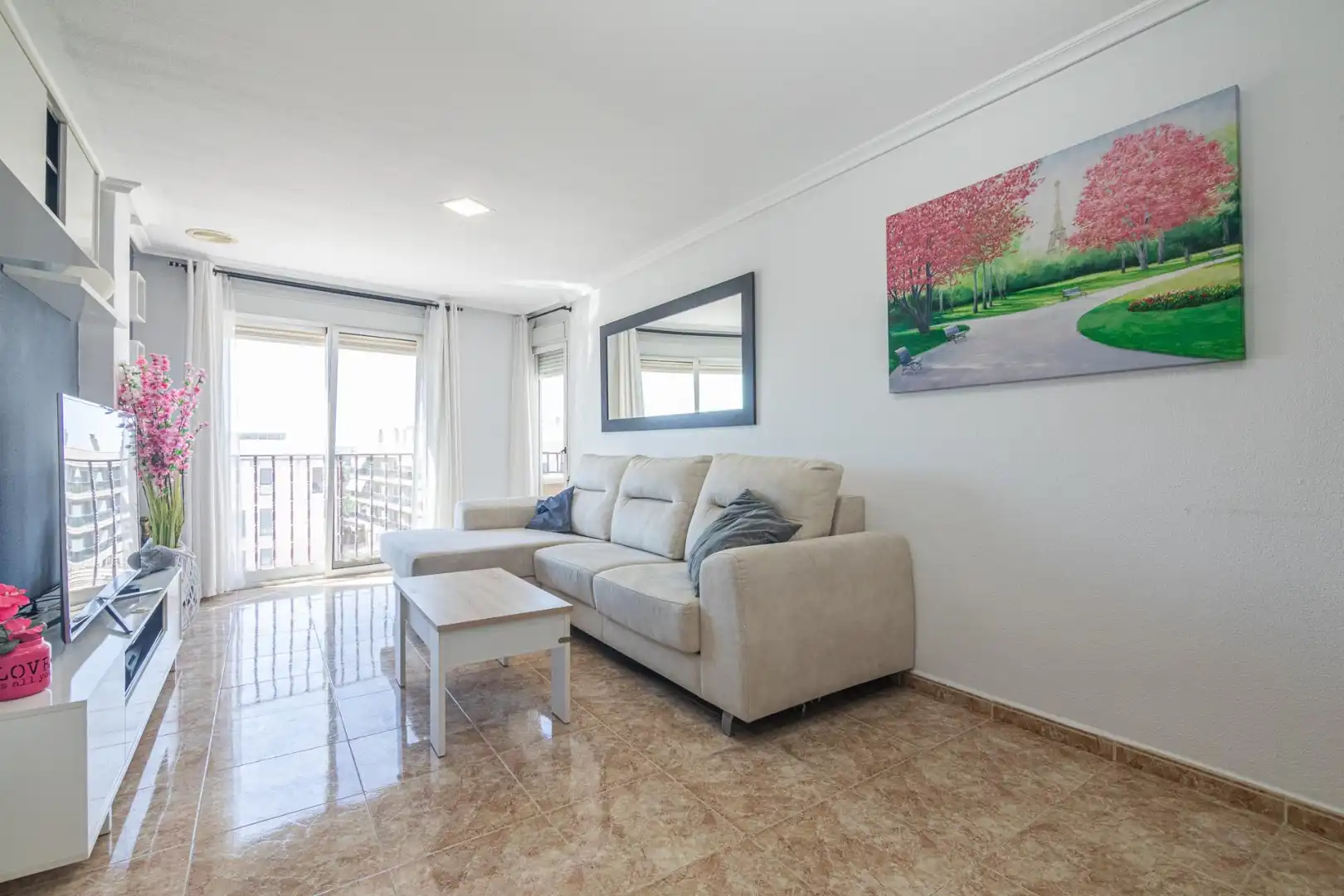 Sala de estar de Piso en venta en Elche / Elx con Calefacción y Balcón